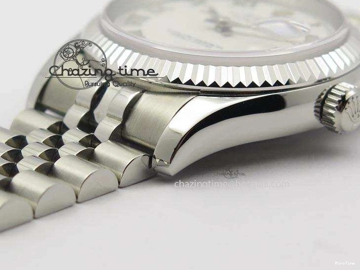 MiroTime 0420 DateJust 116234 BP Best Edition SS Sliver Dial Roman Markers On SS Bracelet A2824 V Tailored 3941